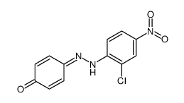 4-[(2-chloro-4-nitrophenyl)hydrazinylidene]cyclohexa-2,5-dien-1-one Structure