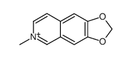 6,7-methylenedioxy-N-methylisoquinolinium Structure