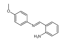 2-[(4-methoxyphenyl)iminomethyl]aniline Structure