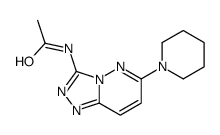 N-(6-piperidin-1-yl-[1,2,4]triazolo[4,3-b]pyridazin-3-yl)acetamide Structure