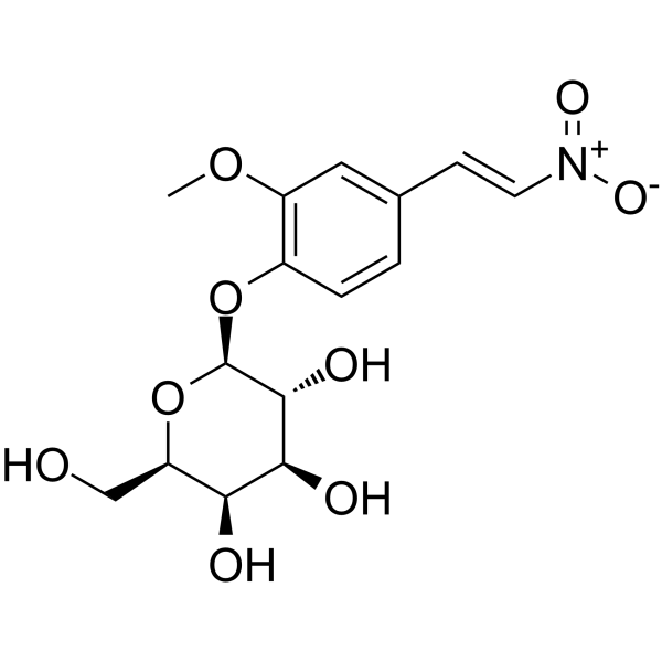 2-甲氧基-4-(2-硝基乙烯基)苯基β-D-吡喃半乳糖苷图片