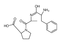 (2S)-1-[(2S)-2-[[(2S)-2-amino-3-phenylpropanoyl]amino]propanoyl]pyrrolidine-2-carboxylic acid Structure