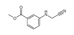 Benzoic acid, 3-[(cyanomethyl)amino]-, methyl ester (9CI)结构式