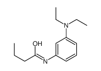 N-[3-(diethylamino)phenyl]butyramide结构式