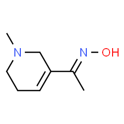 Ethanone, 1-(1,2,5,6-tetrahydro-1-methyl-3-pyridinyl)-, oxime, (E)- (9CI)结构式