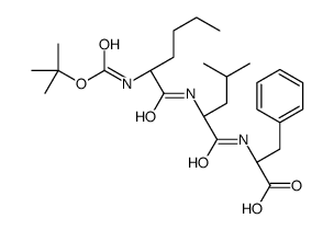 N-T-BOC-NLE-LEU-PHE Structure