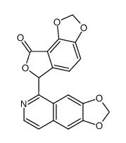 6,7-methylenedioxy-3-(6,7-methylenedioxyisoquinolin-1-yl)isobenzofuran-1(3H)-one Structure