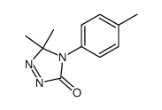 4,5-dihydro-3,3-dimethyl-4-(4-methylphenyl)-3H-1,2,4-triazol-5-one Structure