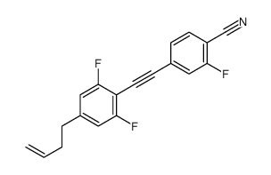 4-[2-(4-but-3-enyl-2,6-difluorophenyl)ethynyl]-2-fluorobenzonitrile结构式