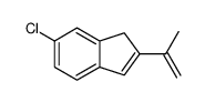 6-chloro-2-prop-1-en-2-yl-1H-indene结构式