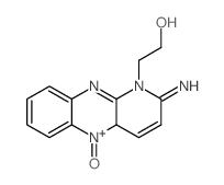 2-(2-imino-5-oxo-4aH-pyrido[3,2-b]quinoxalin-5-ium-1-yl)ethanol Structure