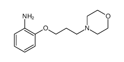 Benzenamine, 2-[3-(4-morpholinyl)propoxy]结构式