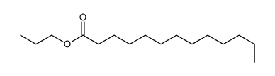 propyl tridecanoate Structure