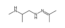 [2-(N'-Isopropylidene-hydrazino)-1-methyl-ethyl]-methyl-amine Structure