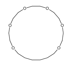 1,4,7,10,13,16-hexaoxacyclodocosane Structure