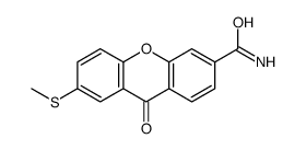 7-methylsulfanyl-9-oxoxanthene-3-carboxamide Structure