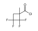 Cyclobutanecarbonyl chloride, 2,2,3,3-tetrafluoro-1-methyl结构式