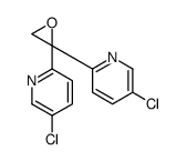 5-chloro-2-[2-(5-chloropyridin-2-yl)oxiran-2-yl]pyridine结构式