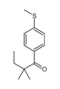 2,2-DIMETHYL-4'-THIOMETHYLBUTYROPHENONE结构式