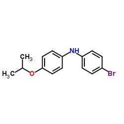 4-Bromo-N-(4-isopropoxyphenyl)aniline Structure