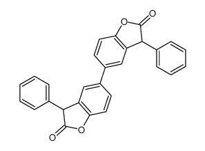 5-(2-oxo-3-phenyl-3H-1-benzofuran-5-yl)-3-phenyl-3H-1-benzofuran-2-one Structure