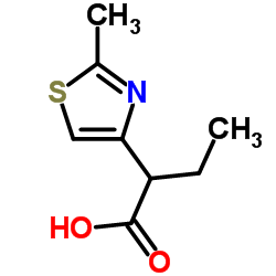 2-(2-Methyl-1,3-thiazol-4-yl)butanoic acid Structure