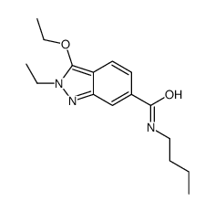 N-butyl-3-ethoxy-2-ethylindazole-6-carboxamide结构式