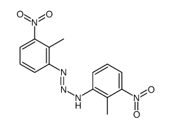 2-methyl-N-[(2-methyl-3-nitrophenyl)diazenyl]-3-nitroaniline结构式