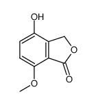 4-hydroxy-7-methoxyphthalide Structure