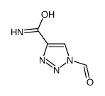 1-Formyl-1H-1,2,3-triazole-4-carboxamide Structure