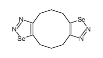 4,5,6,10,11,12-Hexahydrocyclodeca(1,2-d:6,7-d')bis(1,2,3)selenadiazol结构式