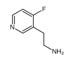 2-(4-fluoropyridin-3-yl)ethanamine结构式