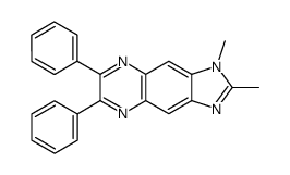 1,2-dimethyl-6,7-diphenyl-1H-imidazo[4,5-g]quinoxaline Structure