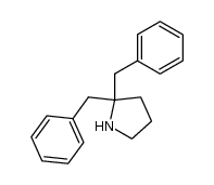 2,2-dibenzyl-pyrrolidine结构式