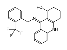 9-[[2-(trifluoromethyl)phenyl]methylamino]-1,2,3,4-tetrahydroacridin-1-ol Structure