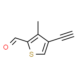 2-Thiophenecarboxaldehyde, 4-ethynyl-3-methyl- (9CI) structure