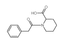 1-(2-Phenylacetyl)-2-piperidinecarboxylic acid Structure