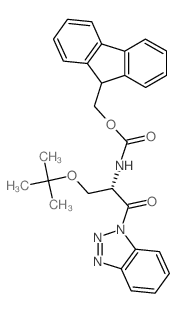 FMOC-Ser(tBu)-Bt structure