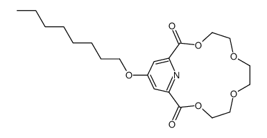 16-octoxy-3,6,9,12-tetraoxa-18-azabicyclo[12.3.1]octadeca-1(17),14(18),15-triene-2,13-dione Structure