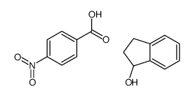 2,3-dihydro-1H-inden-1-ol,4-nitrobenzoic acid结构式