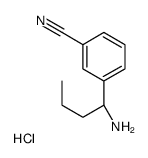 3-((1R)-1-氨基丁基)苯甲腈盐酸盐结构式