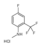 4-Fluoro-N-methyl-2-(trifluoromethyl)aniline hydrochloride Structure