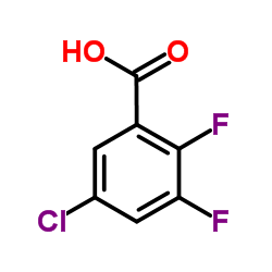 5-Chloro-2,3-difluorobenzoic acid Structure