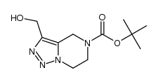 tert-butyl 6,7-dihydro-3-(hydroxymethyl)-[1,2,3]triazolo[1,5-a]pyrazine-5(4H)-carboxylate Structure