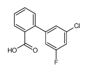 2-(3-氯-5-氟苯基)苯甲酸结构式