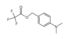 4-(dimethylamino)benzyl 2,2,2-trifluoroacetate Structure