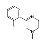 2-[(2-fluorophenyl)methylideneamino]-N,N-dimethylethanamine结构式