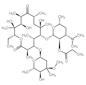 红霉素丙酸酯结构式