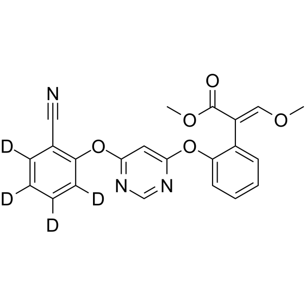 Azoxystrobin-d4 Structure