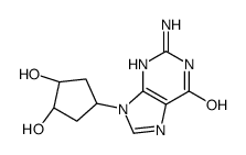 carbocyclic 5'-nor-2'-deoxyguanosine Structure